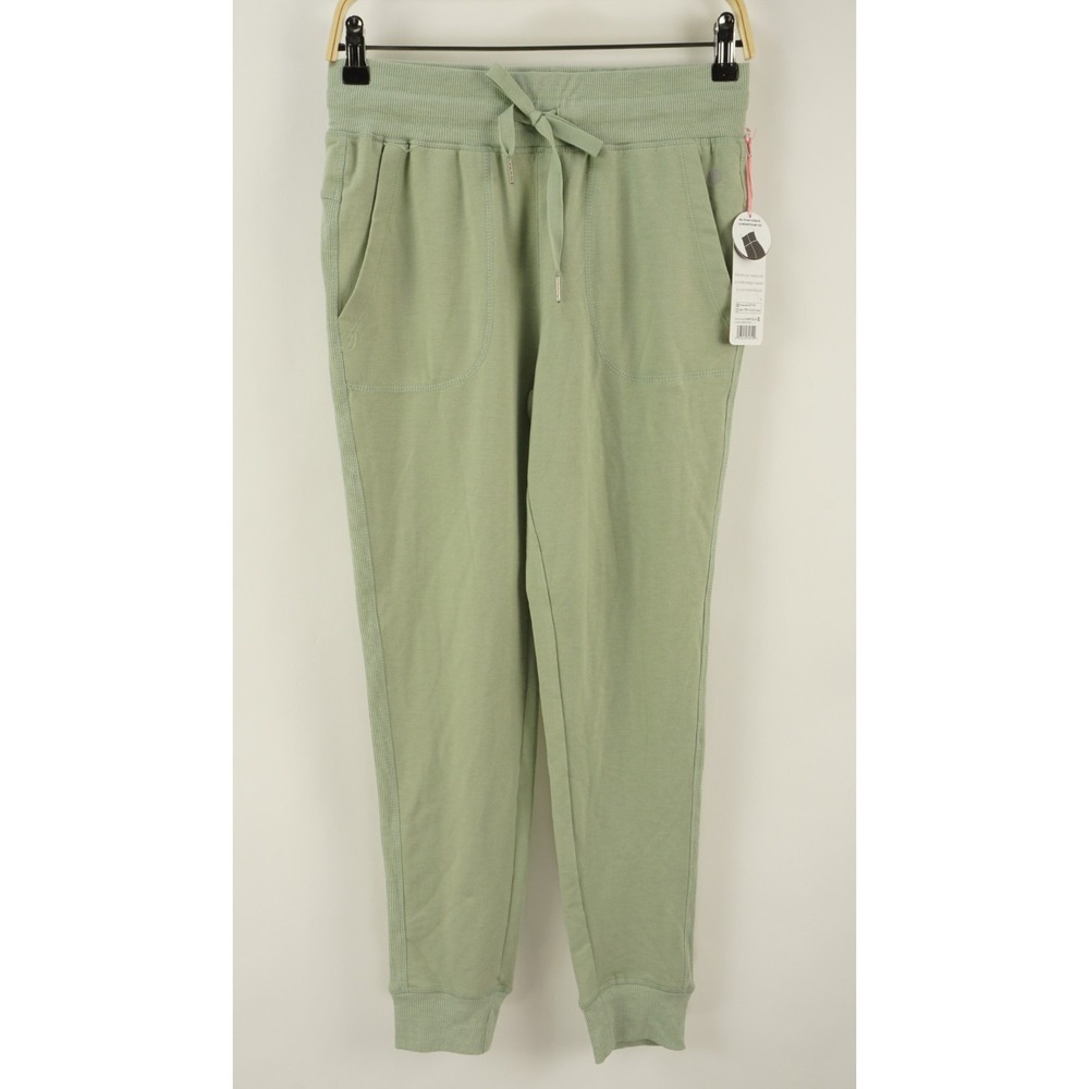New Apana Sojourn Jogger Women's Size Small Sage Green Knit Ankle‎ Length Pants
